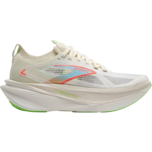 Brooks Hyperion Max 3 Schuhe Weiß GrüN AW25, GrößE 45 - EUR-image