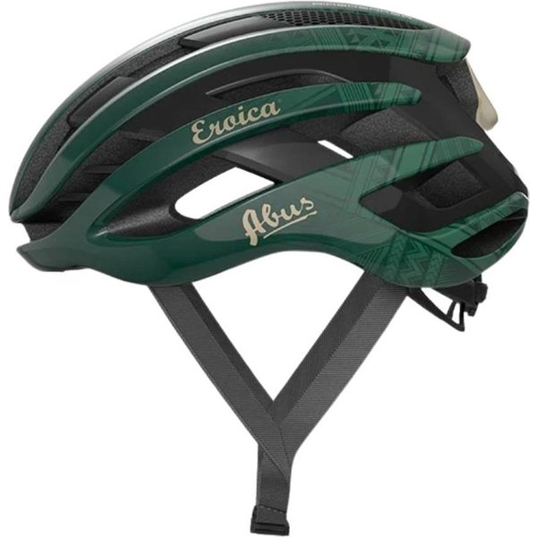 Kask Abus Airbreaker X Eroica Zielony Czarny, Rozmiar S (51-55 Cm) - Eur-image