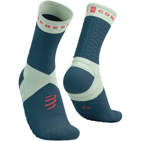 Calzini Compressport Ultra Trail V2.0 Blu Verde, Taglia Taglia 1-image
