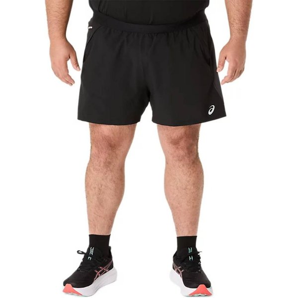 Pantaloncino Asics Road 5In Nero, Taglia L-image