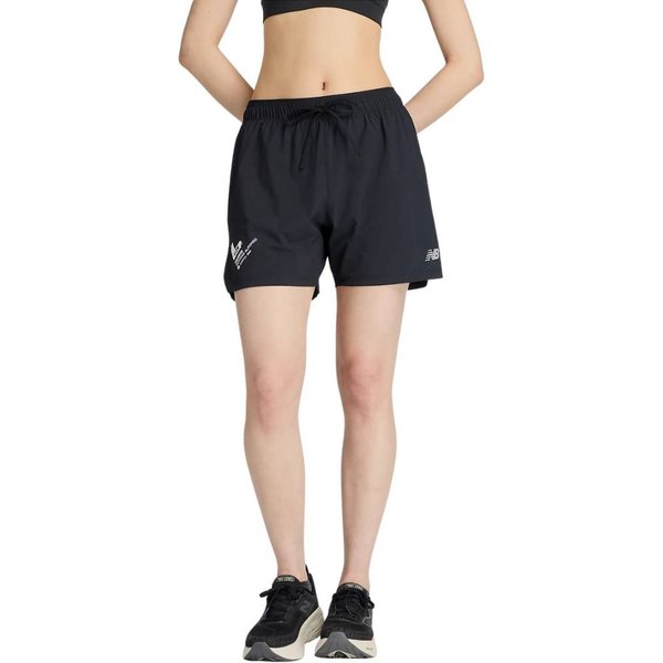 New Balance Valencia Marathon Rc 3" Kurze Hose Schwarz Damen, GrößE S-image