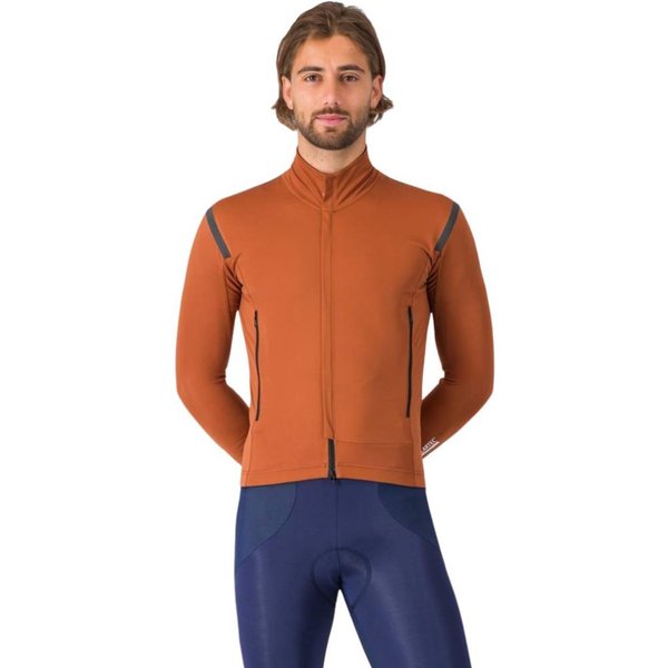 Giacca Castelli Perfetto Ros 3 Arancione Nero, Taglia M-image