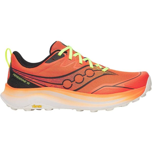 Saucony Peregrine 16 Schuhe Orange Weiß SS26, GrößE 42,5 - Eur-image