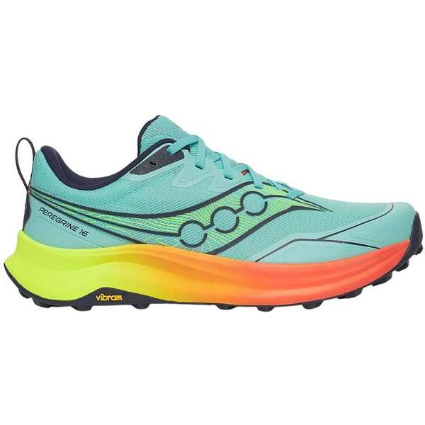 Saucony Peregrine 16 Laufschuhe Blau Orange SS26, GrößE 48 - EUR-image
