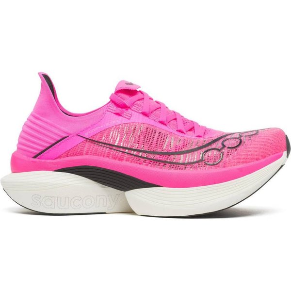 Scarpe Saucony Endorphin Elite 2 Rosa Nero SS26 Unisex, Taglia 44,5 - Eur-image