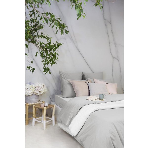 Les Basiques - Housse De Couette En Coton - Gris Perle-image