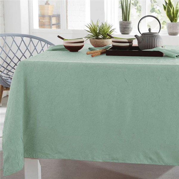 Nappe De Table En Polyester Vert CéLadon Effet Froissé - Fontana-image