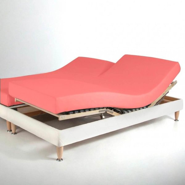 Drap Housse Sommier Articulé Coton Tertio® - PêChe-image