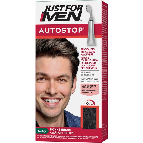 Autostop ChâTain Foncé - Coloration Cheveux Homme-Just For Men-image