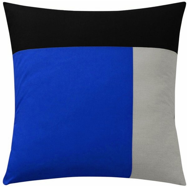 Taie D'oreiller En Coton - Trio - Bleu Majorelle-image