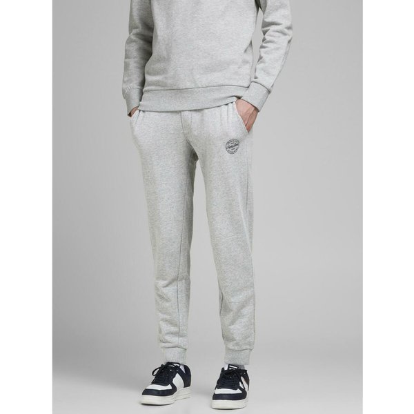 Pantalon De SurvêTement Regular Fit Gris Clair En Coton Max-image