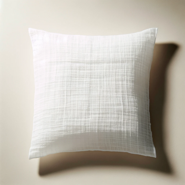 Taie D'oreiller Ou Taie De Traversin Gaze De Coton Tertio® - Blanc-image