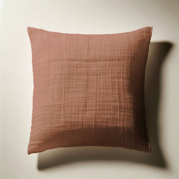Taie D'oreiller Gaze De Coton Tertio® - Rouille-image