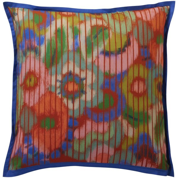 Taie D'oreiller Coton Multicolore RéVersible Motif Graphique - Collection Dynamique-image