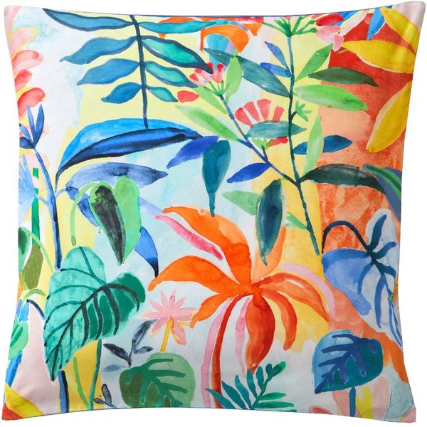 Taie D'oreiller En Coton RéVersible Tropic Dream - Multicolore-image