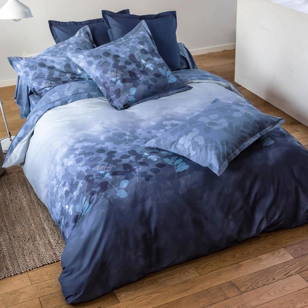 Taie De Traversin à Motifs ImpriméS En Coton Dr.Charmille Bleue-image
