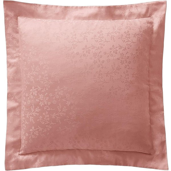 Taie D'oreiller Ou De Traversin En Satin De Coton Rose Poudré - Suzanna-image