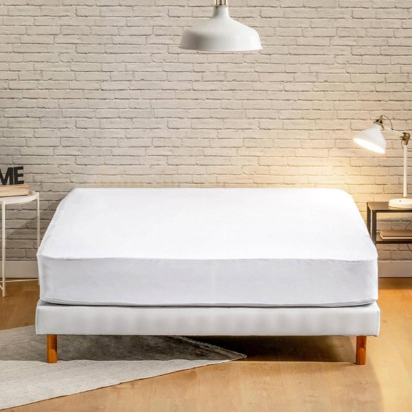 Housse RéNove - Matelas IntéGrale En Polyester Housse Int - Blanc-image