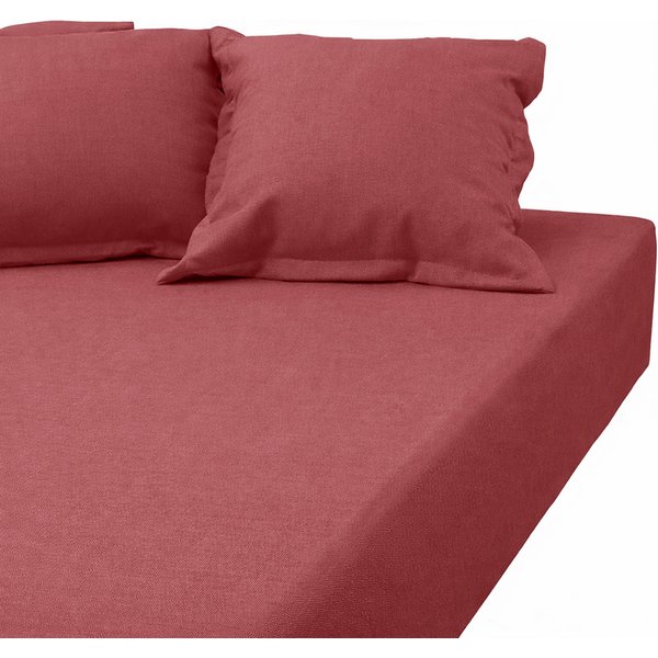 Drap-Housse Grand Bonnet Coton Tertio® - Grenat-image