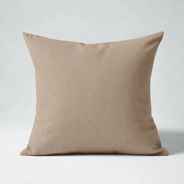 Taie D'oreiller Ou Taie De Traversin Coton Tertio® - Beige - Rosé-image
