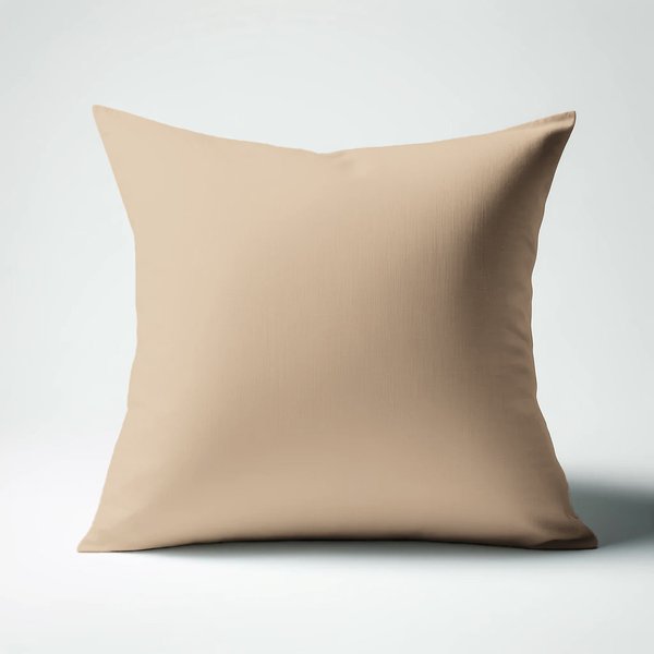 Taie D'oreiller Ou De Traversin En Percale De Coton Tertio® - Beige - Rosé-image