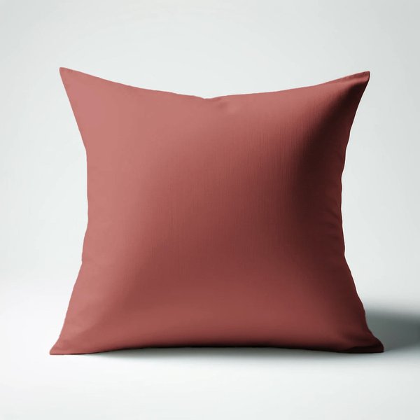 Taie D'oreiller Ou Taie De Traversin Polycoton Tertio® - Terracotta-image