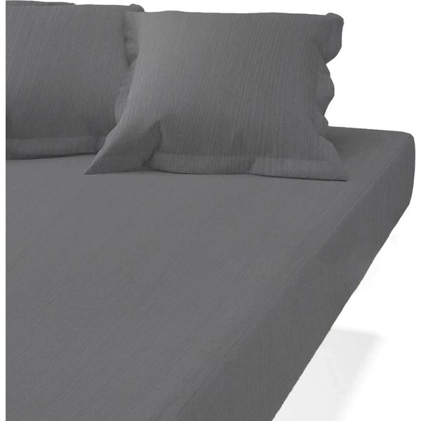 Drap Housse Grand Bonnet Gaze De Coton Tertio® - Gris - Anthracite-image