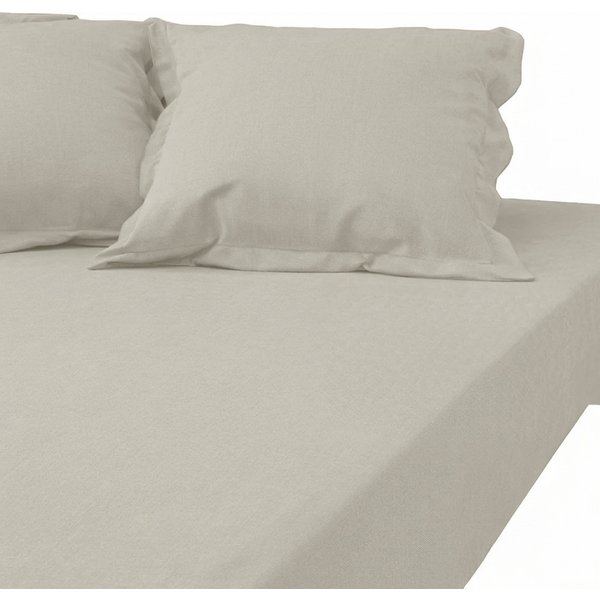 Drap-Housse Grand Bonnet Xl Polycoton Tertio® - Gris - Perle-image