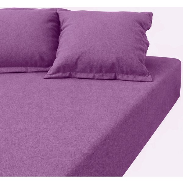 Drap-Housse Grand Bonnet Xl Coton Tertio® - Lila-image