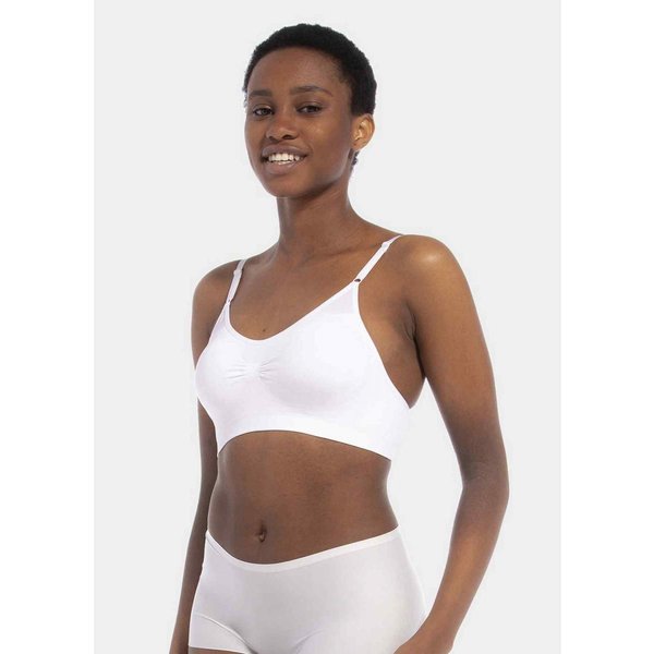 Soutien-Gorge Confort Bretelles Fines Sans Armature Blanc-image