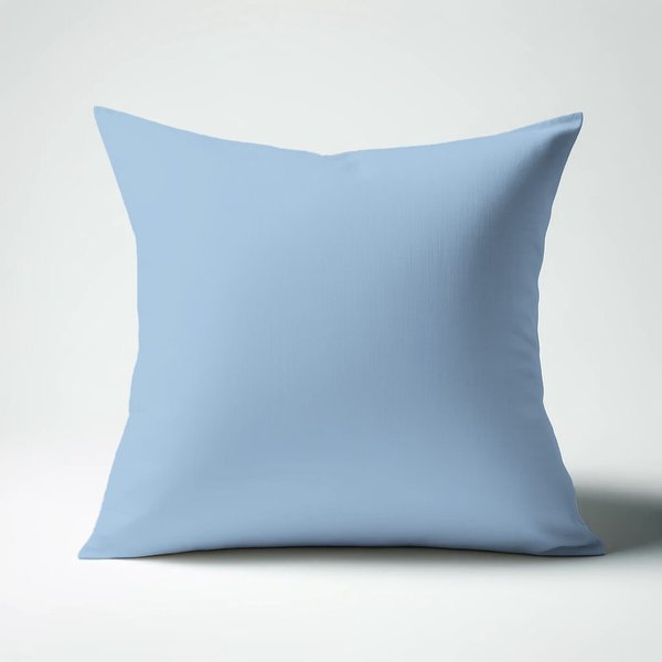 Taie D'oreiller Ou De Traversin En Percale De Coton Tertio® - Bleu - Ciel-image