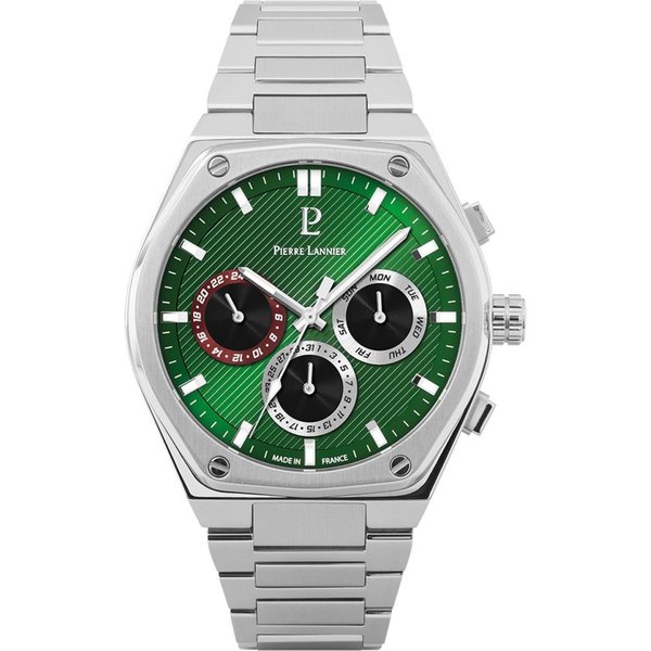 Montre Homme Pierre Lannier Copilote - 230F171 Bracelet Acier Argent-image