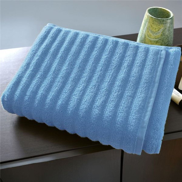 Serviette De Toilette Effet CôTelé 500 G/M² Dream - Bleu Glacier-image