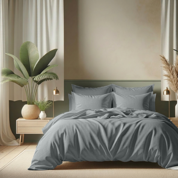 Housse De Couette Coton Tertio® - Vert - Tilleul-image