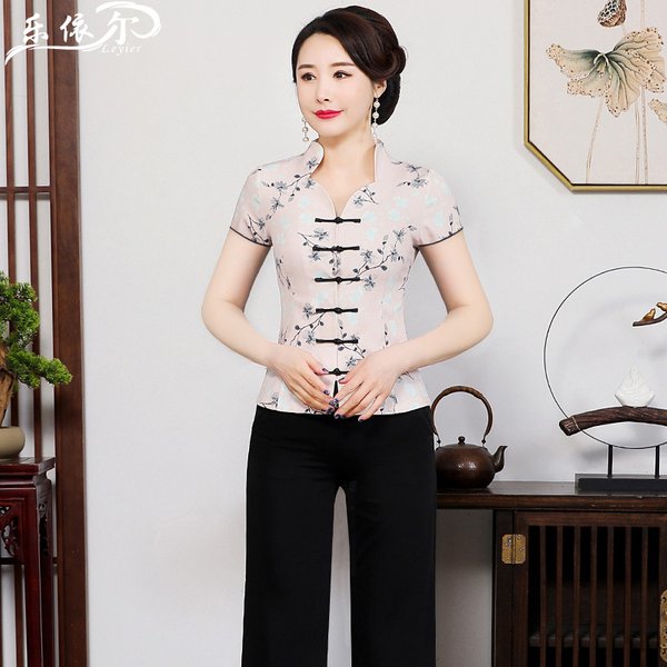 Oriental Chinese Shirt Blouse Costume -KXGO9RUE-1