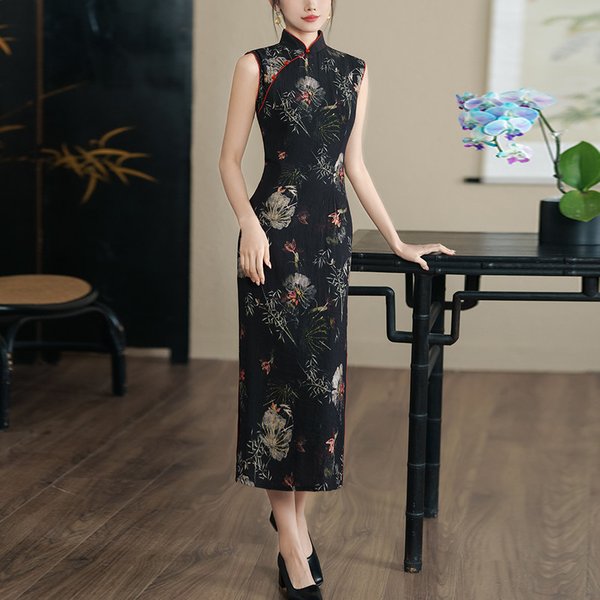 Oriental Qipao Cheongsam Chinese Dress -1CH1CYCKS