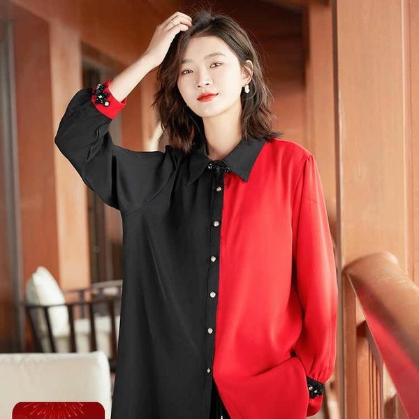 Oriental Chinese Shirt Blouse Costume -F4GIH7MOW