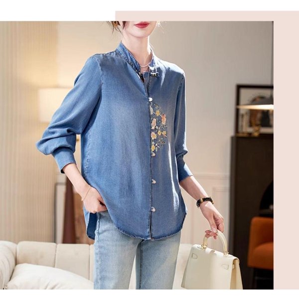 Oriental Chinese Shirt Blouse Costume -GKTQ2I4EU