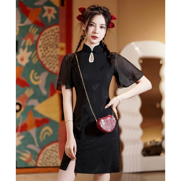 Oriental Qipao Cheongsam Chinese Dress -HZ8N2IWYX