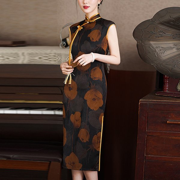 Oriental Qipao Cheongsam Chinese Dress -I04LCGD1T