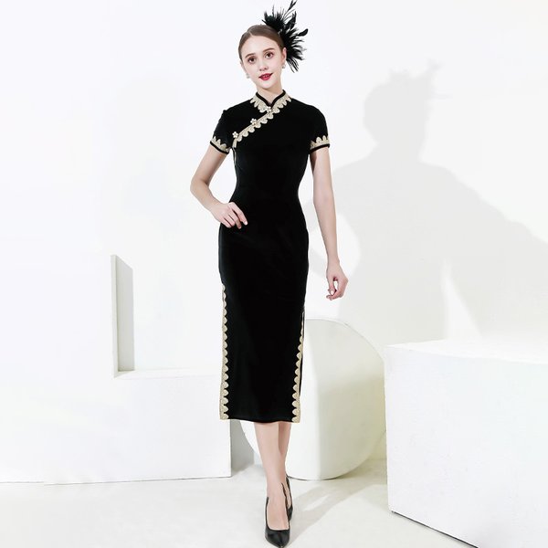 Oriental Qipao Cheongsam Chinese Dress -IAVB62ICQ
