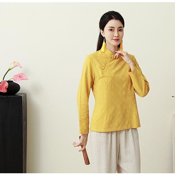 Oriental Chinese Shirt Blouse Costume -JRAJV8ZDI-1