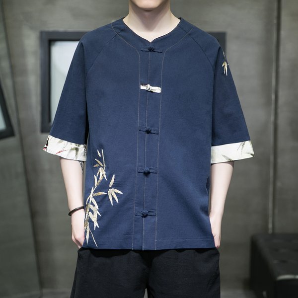 Chinese Shirt Blouse Kung Fu Costume -LIPZOX7AB-3