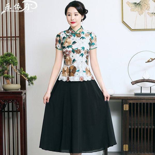 Oriental Chinese Shirt Blouse Costume -N9N4ZO1N7-1
