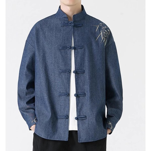 Chinese Coat Jacket Kung Fu Costume -QHS96YSQ5-1