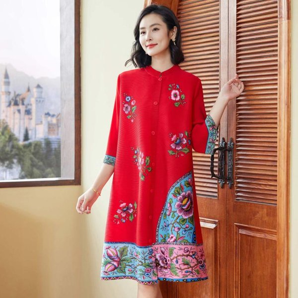 Oriental Qipao Cheongsam Chinese Dress -VTJBTMEYJ-3