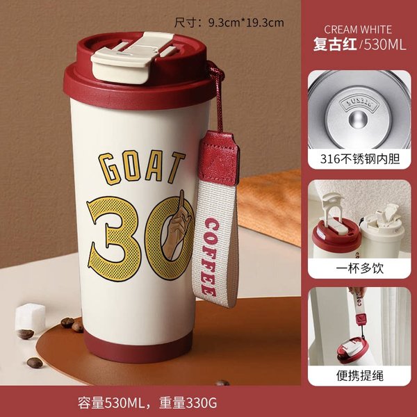 Basketball Collection Insulated Travel Mug - A 530ml