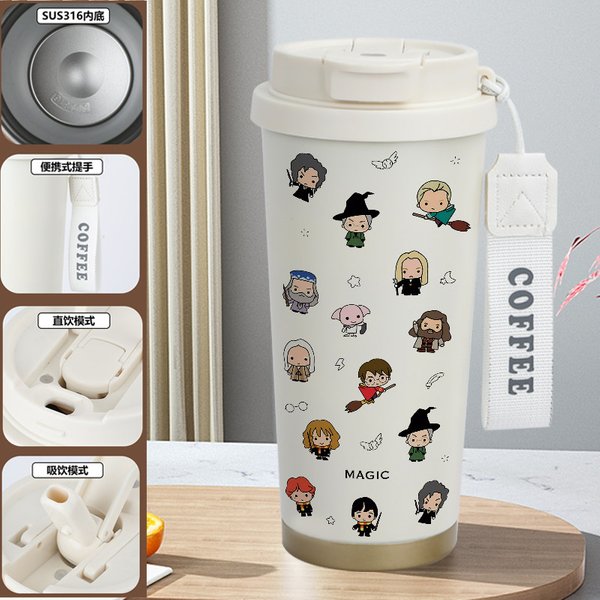 Harry Potter Comics Insulated Travel Mug - G 520ml