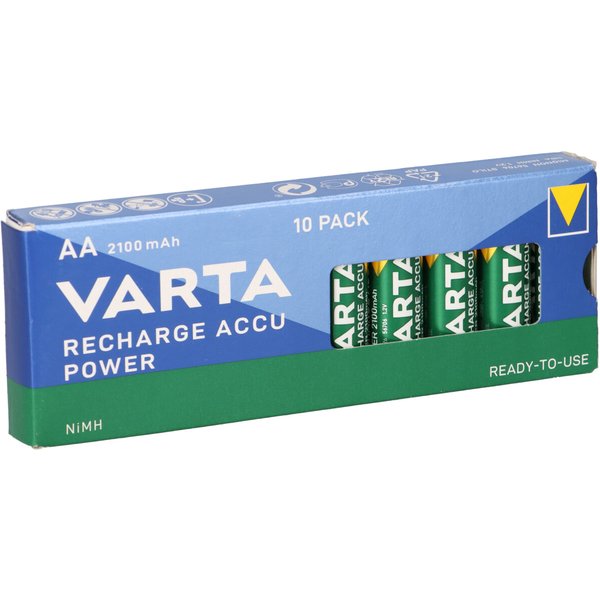 10X Varta Ready2Use Aa Mignon Akku Ni-Mh 1,2V 2100Mah-image