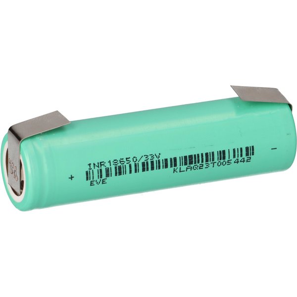 EVE INR18650/33V 3,6V 3200Mah Li-Ion Akku U-LöTfahne-image